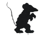 EUROPALMSSilhouette Creepy Mouse, 56cm