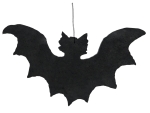 EUROPALMSSilhouette Bat, 32x60cm