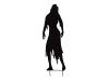 EUROPALMSSilhouette Metall Zombie Frau, 135cm