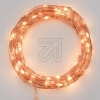 LUXALED micro light chain inside/outside battery-operated, illuminated length 10m total length 10.5m 100 LEDs warm white 45354