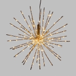 LUXALED star Twig Ball 160 LEDs warm white Ø 30cm 45095