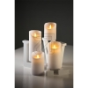 LUXALED candle 12,5cm white 44326