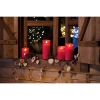 LUXALED candle 10cm red 44357