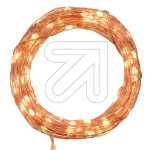 LUXALED micro light chain inside/outside illuminated length 20m total length 20.5m 200 LEDs amber 49505