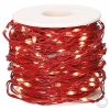 LUXAMicro LED light chain Professional 500 flg. warm white, red metal wire 55421