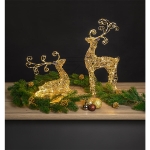 LUXALED reindeer standing 47cm copper-colored 100 LEDs warm white 22x8x47cm 63365Article-No: 837350