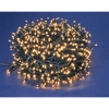 LUXALED light chain mini-cluster inside/outside distance lights 1cm illuminated L. 22.5m length 26.5m 2200 LEDs amber 68094