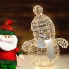 LUXALED metal snowman Hello standing 80 LEDs warm white 27x10x33cm 68827Article-No: 837565