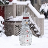 LUXALED 3D acrylic snowman for inside and outside 180 LEDs white Ø 35x90cm 67066Article-No: 837605