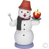 Drechslerei KuhnertSmoker Snowman with Baked Apple Height 13cm 35030Article-No: 838725