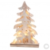 SAICOLED-Holz-Leuchter Baum 10 flamig warmweiß 24x6x38cm CLE07-2804