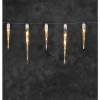 KonstsmideLED icicle light chain 48 LEDs amber illuminated length 7.75m total length 17.75m 2736-802Article-No: 841900