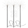 Best SeasonLED Decorative Rods Firework Outdoor 3x60 LEDs Ø 26x65cm black 860-36