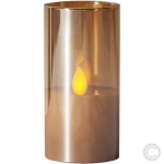 Best SeasonLED-Windlight M-Twinkle 1 LED Ø 5x10cm amber 063-24