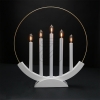 Best SeasonLED wooden candlestick Brace 5-flames Ø 43x46cm white 644-28Article-No: 842770