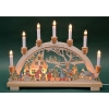 HeinzWooden candle arch Bescherung with 7 top candles 24V/3W E10 45x33cm nature 10792Article-No: 844060