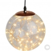 LUXALED decorative lamp sphere 20cm 39025 40 LEDs Ø 20cm copper