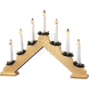 KonstsmideHolz-Leuchter mit 7 Topkerzen 34V/3W 38x31cm natur 2262-100Artikel-Nr: 854000