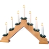 KonstsmideWooden candlestick with 7 top candles 34V/3W 38x31cm oak 2262-130Article-No: 854100