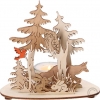 Drechslerei KuhnertTealight Holder Forest Animals 1 flame 13x14cm 27501Article-No: 860890
