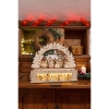 SAICOLED wooden candle arch City with winter children battery-operated 3 Mignon 10 flames 45x28cm natural CLB00-3515Article-No: 861535