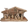 RiffelmacherNativity Stable Villach real wood covered with moss, for nativity figures up to 12cm 60x35x28cm nature 78447Article-No: 863060