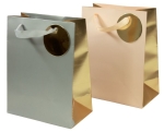 PBS AustriaGift carrier bags 23x18x10cm plain matt blue and pink assorted 45037 337975-Price for 12 pcs.Article-No: 9004546450375