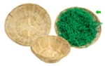 ZischkaBamboo basket 20cm with paper Easter grassArticle-No: 4010992004401