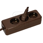 EGB3-way table socket 3x1.5 brown 3mArticle-No: 045260