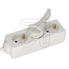 EGB3-way socket with flat plug 3x1.5 white 1.5mArticle-No: 045400
