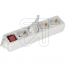 EGB4-way socket outlet with switch 3m white EAN 4027236046455Article-No: 045965