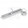 REV RITTER GMBH6-way energy-saving socket white 251201 with foot switchArticle-No: 047965