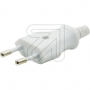 BachmannEuro flat plug white 900.003 with screw connection-Price for 10 pcs.