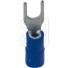 EGBFork cable lug M3 blue-Price for 100 pcs.