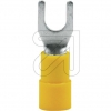 EGBFork cable lug M5 yellow-Price for 100 pcs.