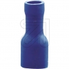 EGBFlat receptacles 6.3 blue fully insulated-Price for 100 pcs.