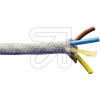 EGBTextilummanteltes Kabel 3-Liy-Uf 3x0,75 grau