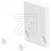 EVNEnd cover plate 24x18.5x3mm white APHWEAP